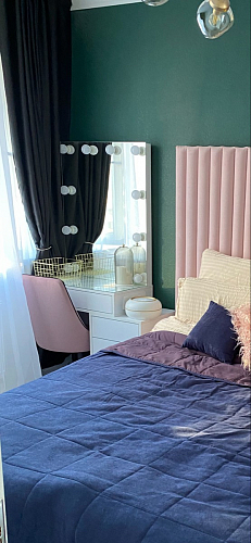 Стул на металлокаркасе Kora green / black фото покупателя 271