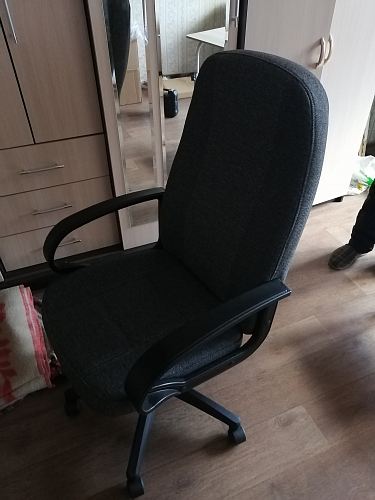 Компьютерное кресло CH747 бежевый, экокожа фото покупателя 8