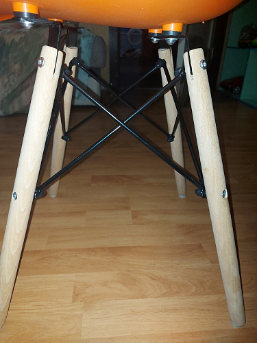 Пластиковый стул Eames PC-015 желтый фото покупателя 46