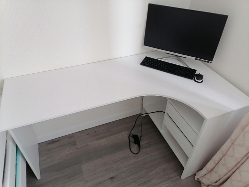 Письменный стол СПм-25 левый дуб сонома фото покупателя 17