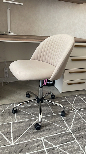 Компьютерное кресло Melody молочное фото покупателя 71