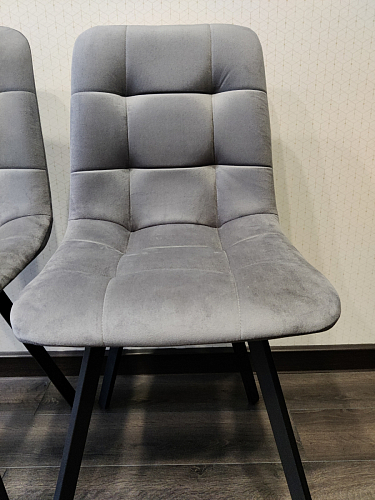 Стул на металлокаркасе Чилли синий / белый фото покупателя 729