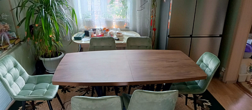 Стол на тумбе Эудес черный фото покупателя 24