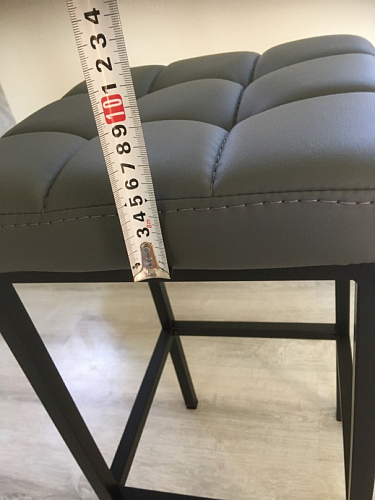 Барный стул Лофт катания лаванда / белый матовый фото покупателя 303