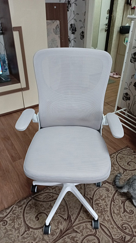 Компьютерное кресло Konfi gray / blue / white фото покупателя 145