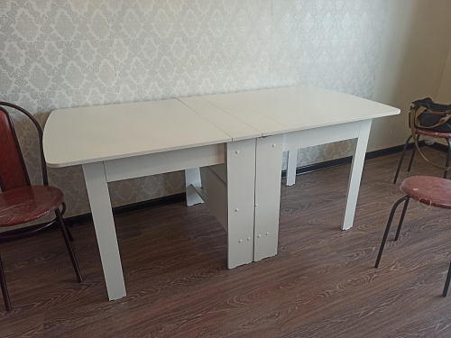 Стол обеденный раздвижной СтК7 дуб молочный фото покупателя 190