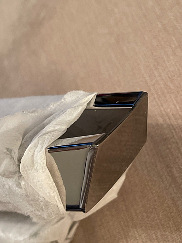 Стеклянный стол Roko 80 chrome фото покупателя 3