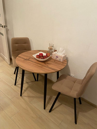 Стул на металлокаркасе Чилли синий / белый фото покупателя 927