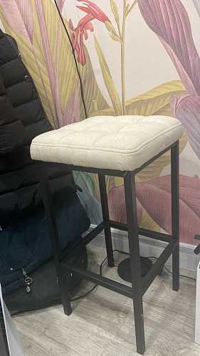 Барный стул Лофт катания лаванда / белый матовый фото покупателя 150