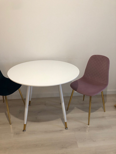 Стул на металлокаркасе Dabl 01 champagne / gold фото покупателя 109