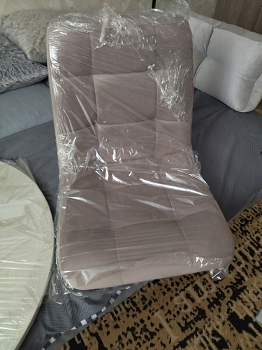 Стул на металлокаркасе Чилли синий / белый фото покупателя 855