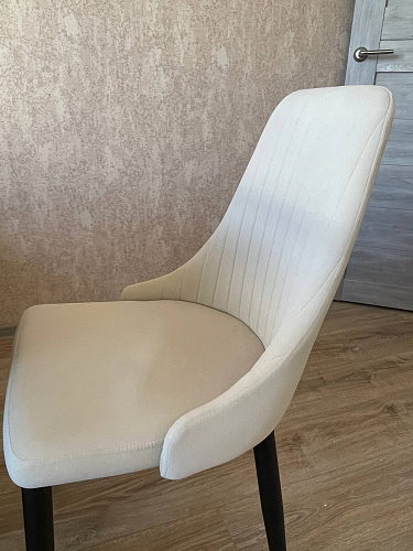 Стул на металлокаркасе Kora dark gray / black фото покупателя 309