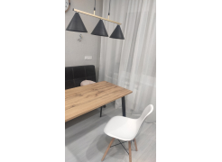 Стол Тринити Лофт 120 32 мм бетон / черный матовый фото покупателя 492