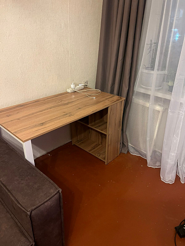 Письменный стол Битти Лофт 116х60х75 креатель / черный матовый фото покупателя 19