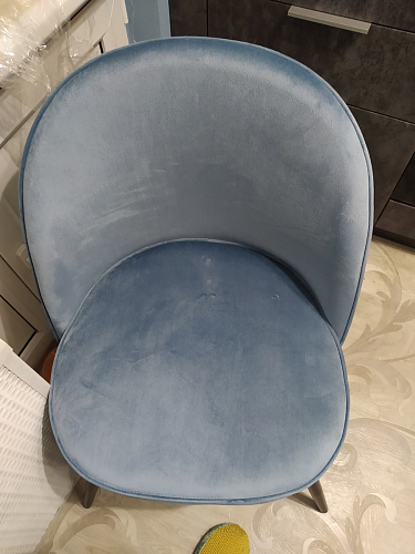 Стул на металлокаркасе Dodo blue фото покупателя 118