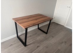 Стол Лота Лофт 140 25 мм черный матовый / бетон фото покупателя 532