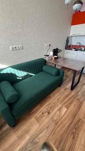 Деревянный стол Лота Лофт 140х80 белый матовый / бетон светлый фото покупателя 642