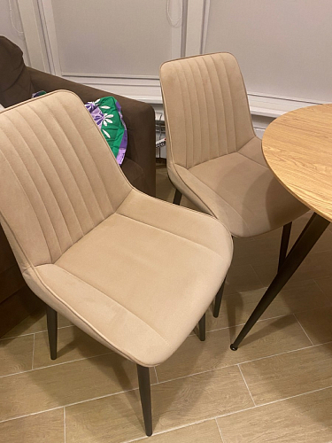 Комплект стульев Вейв 4 шт светло-серый / черный фото покупателя 23