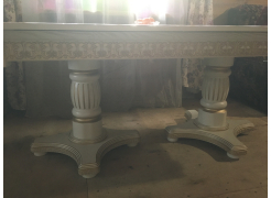 Деревянный стол Морнит 180(240)х100 орех темный / орех фото покупателя 1