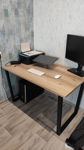 Стол Лота Лофт 120 25 мм сабия / белый матовый фото покупателя 885