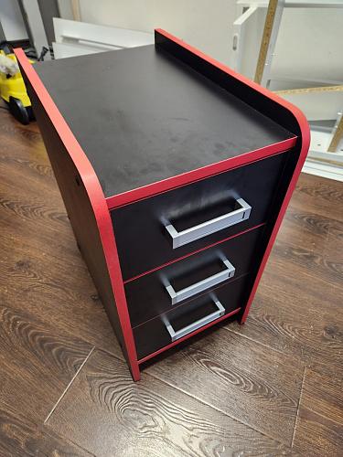 Тумба Ханна черная / красная  - Уцененный экземпляр фото покупателя 20