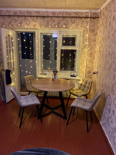 Стул на металлокаркасе Челси К крутящийся бирюзовый / черный фото покупателя 66