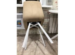 Стул на металлокаркасе Чилли синяя ткань / белый фото покупателя 601