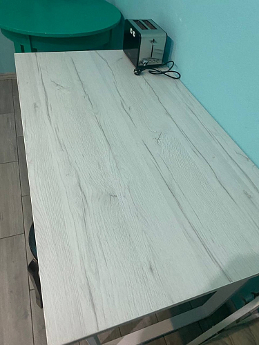 Деревянный стол Лота Лофт 120x75 дуб крафт табачный / черный матовый фото покупателя 147