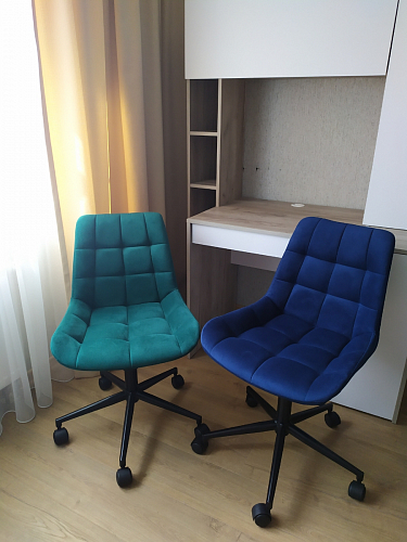 Компьютерное кресло Честер латте / черный фото покупателя 39