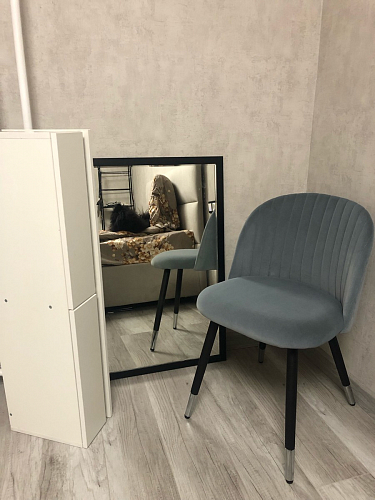 Стул на металлокаркасе Gabi green / black / silver фото покупателя 134