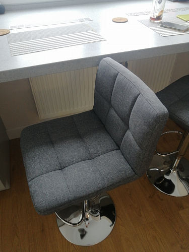 Барный стул Paskal grey фото покупателя 3