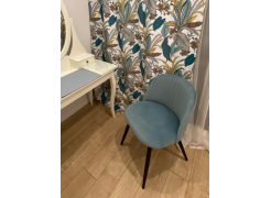 Стул на металлокаркасе Gabi 1 light blue / black фото покупателя 19