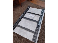 Стол Центавр 120(160)х70х75 файерстоун / черный матовый фото покупателя 58