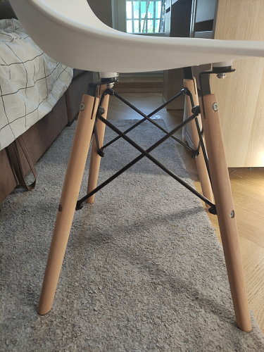 Пластиковый стул Eames PC-015 серый фото покупателя 373