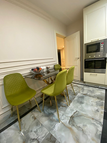 Стул на металлокаркасе Dabl wine red фото покупателя 25