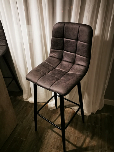 Барный стул Chio dark beige / black фото покупателя 15