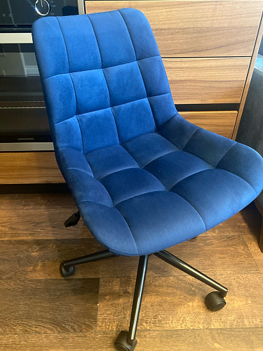 Компьютерное кресло Честер синий (velutto 46 ) / белый фото покупателя 25