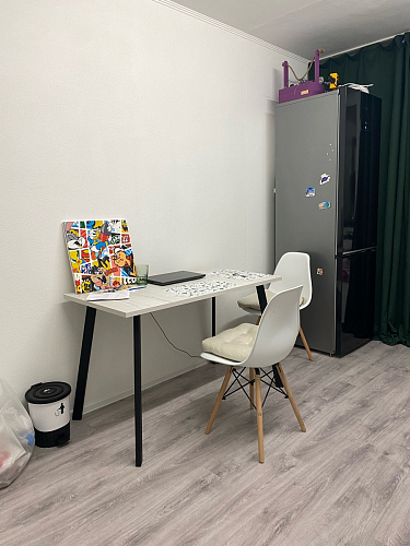 Деревянный стол Барон О 200 х 90 белая пленка шагрень / белый фото покупателя 54