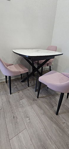 Стул на металлокаркасе Kora gray / black фото покупателя 383