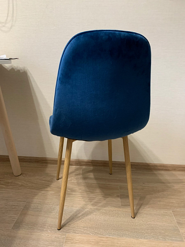 Стул на металлокаркасе Capri blue / white фото покупателя 101