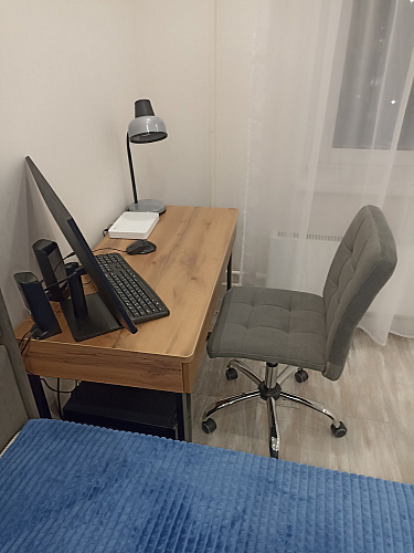 Компьютерное кресло Fiesta флок молочный 4 фото покупателя 34