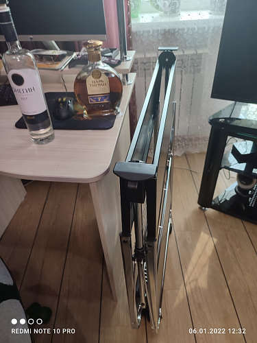 Столик сервировочный SC-5119 складной черный фото покупателя 53