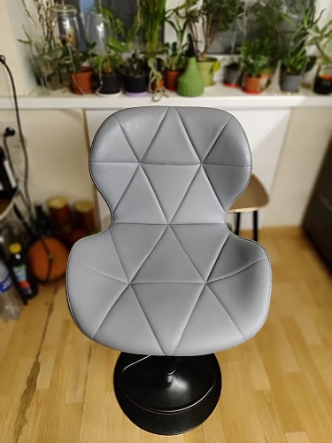 Барный стул Trio beige / chrome фото покупателя 3