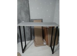 Барная стойка Дилан Лофт 120х40х90 бетон светлый фото покупателя 41