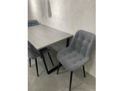 Стол Лота Лофт 120 25 мм сабия / черный матовый фото покупателя 67