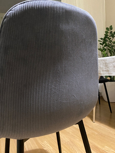 Стул на металлокаркасе Capri голубой фото покупателя 59