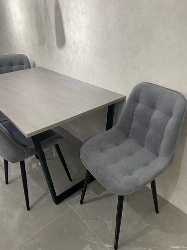 Деревянный стол Лота Лофт 140х80 дуб крафт табачный / черный матовый фото покупателя 67