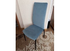 Стул на металлокаркасе Tod black / blue фото покупателя 24