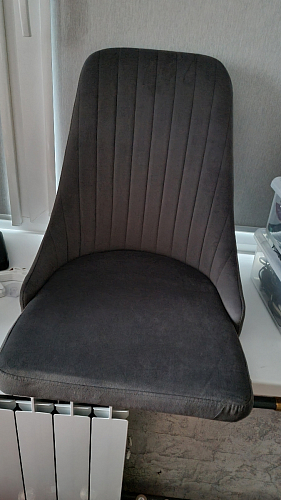 Стул на металлокаркасе Kora gray / black фото покупателя 329