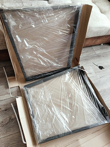 Деревянный стол Лота Лофт 140х80 черный матовый / бетон светлый фото покупателя 234